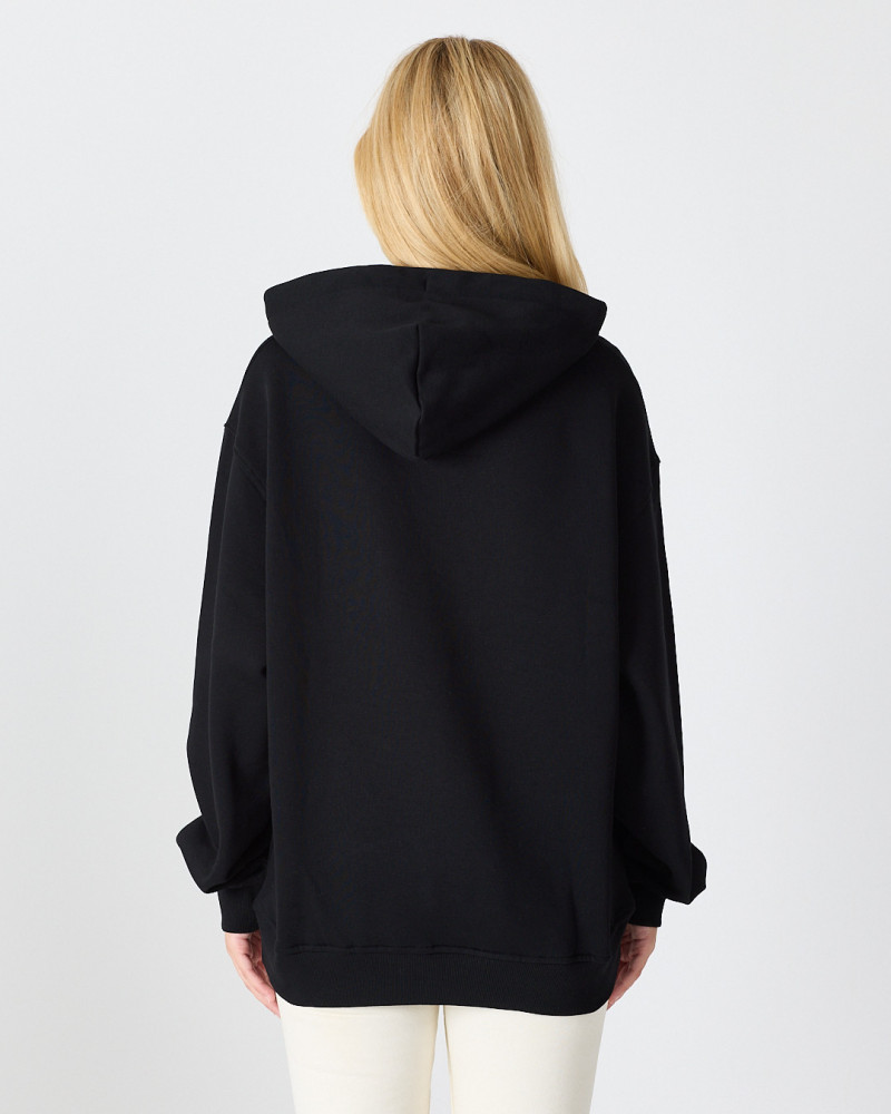 Sudadera Oversize con logo bordado contraste | Colección "HERE I AM"