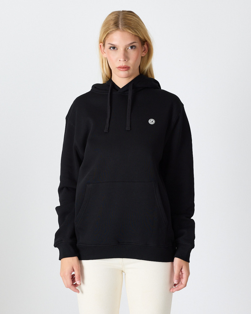 Unisex sweatshirt with embroidered logo patch | "I AM A PATCH" collection