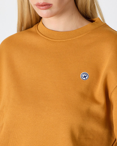 Unisex sweatshirt with embroidered logo patch | "I AM A PATCH" collection