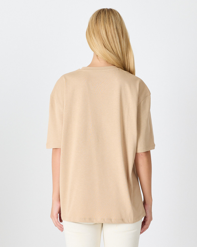 Unisex T-shirt with embroidered logo patch | “I AM A PATCH” Collection