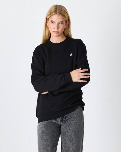 Unisex sweatshirt with embroidered logo patch | "I AM A PATCH" collection
