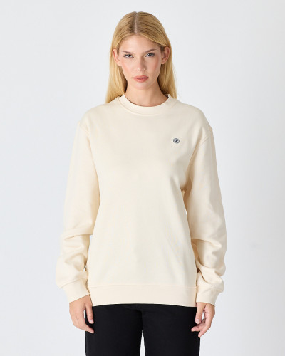 Unisex sweatshirt with embroidered logo patch | "I AM A PATCH" collection