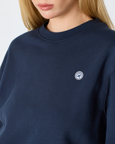 Unisex sweatshirt with embroidered logo patch | "I AM A PATCH" collection