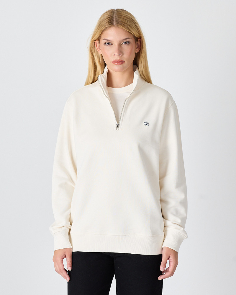Sudadera Unisex con cremallera y logo parche bordado | Colección "I AM A PATCH