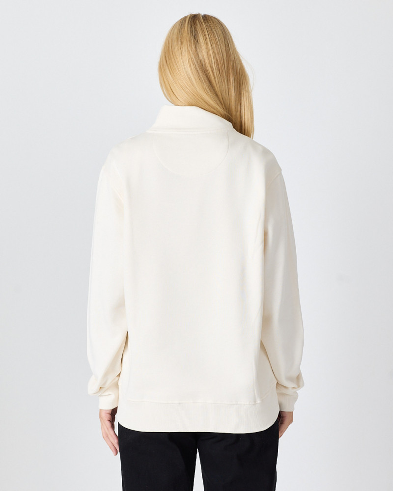 Unisex zip-up sweatshirt with embroidered logo patch | "I AM A PATCH" collection