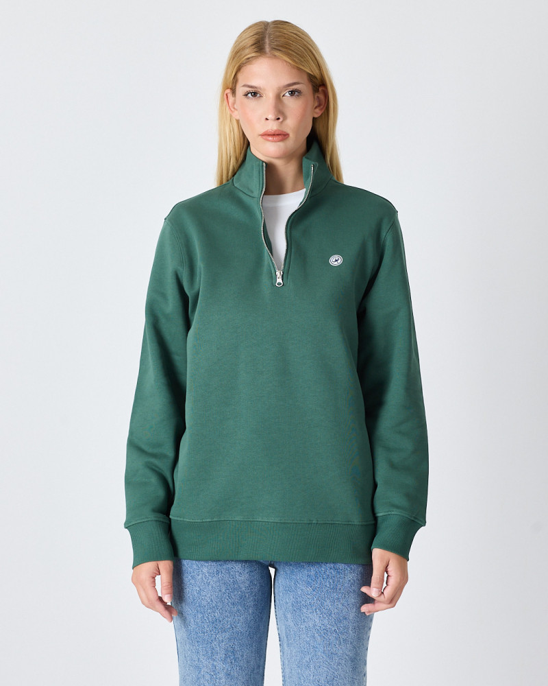 Sudadera Unisex con cremallera y logo parche bordado | Colección "I AM A PATCH