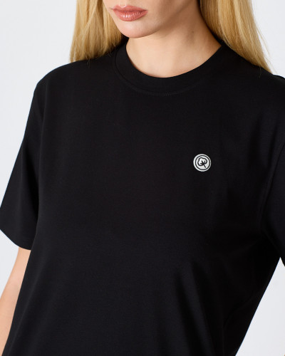 Unisex T-shirt with embroidered logo patch | “I AM A PATCH” Collection