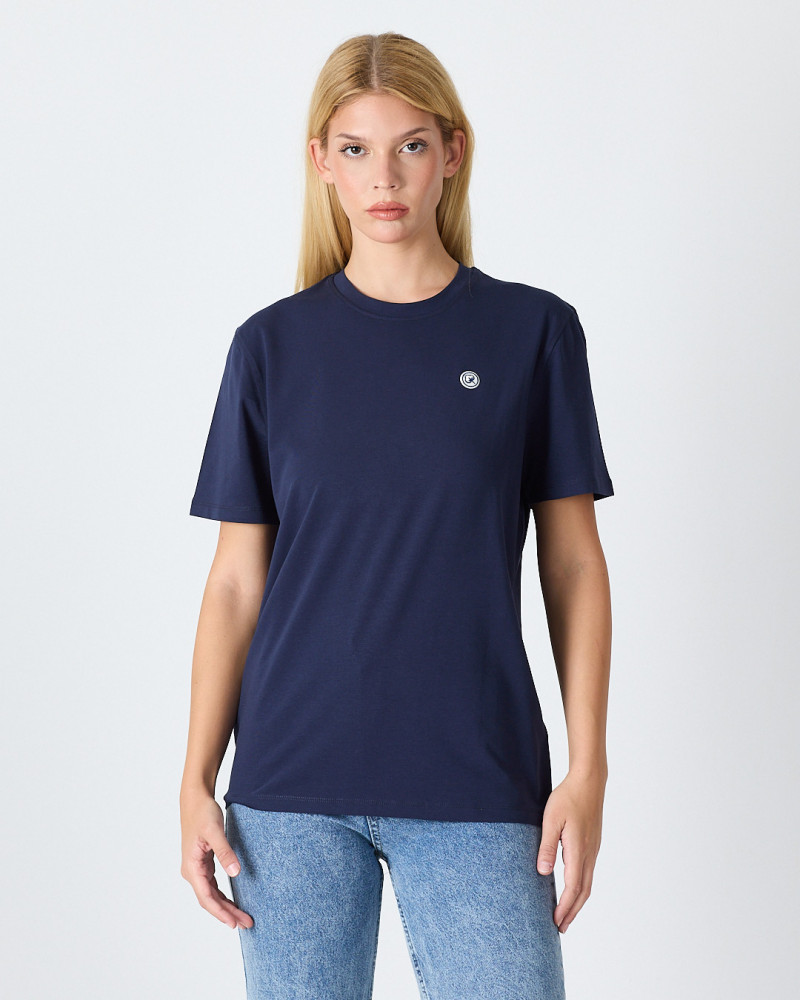 Unisex T-shirt with embroidered logo patch | “I AM A PATCH” Collection
