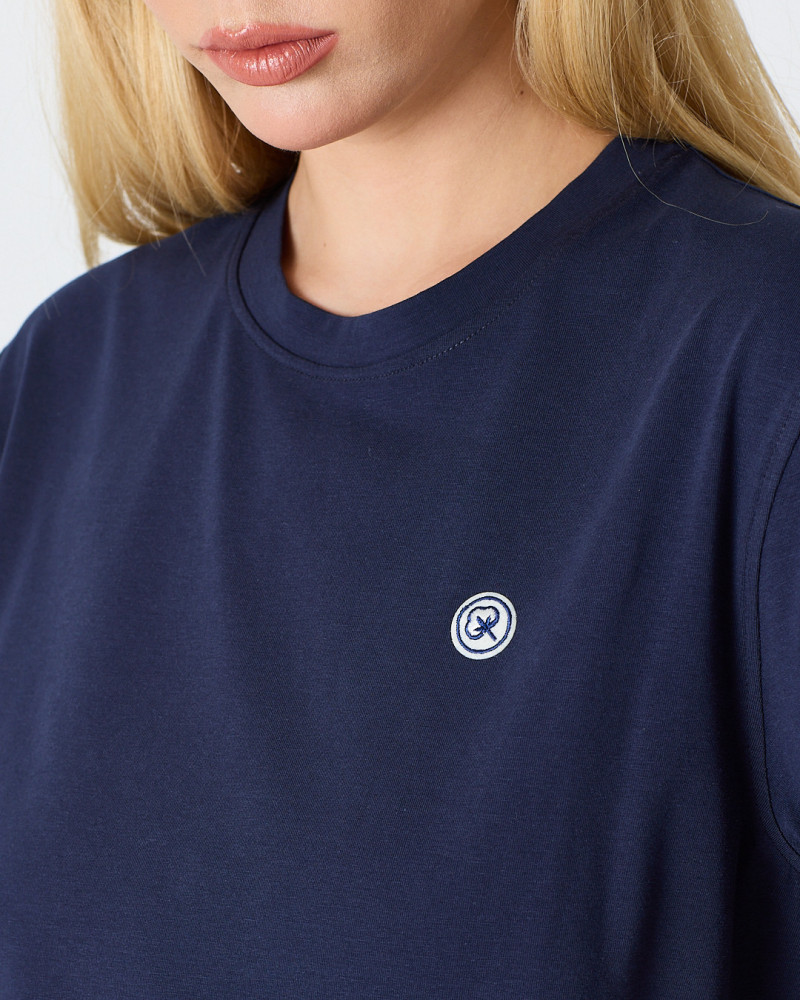 Unisex T-shirt with embroidered logo patch | “I AM A PATCH” Collection