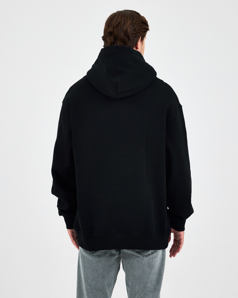 Oversized sweatshirt with matching embroidered logo | "I Wasn't Here" Collection