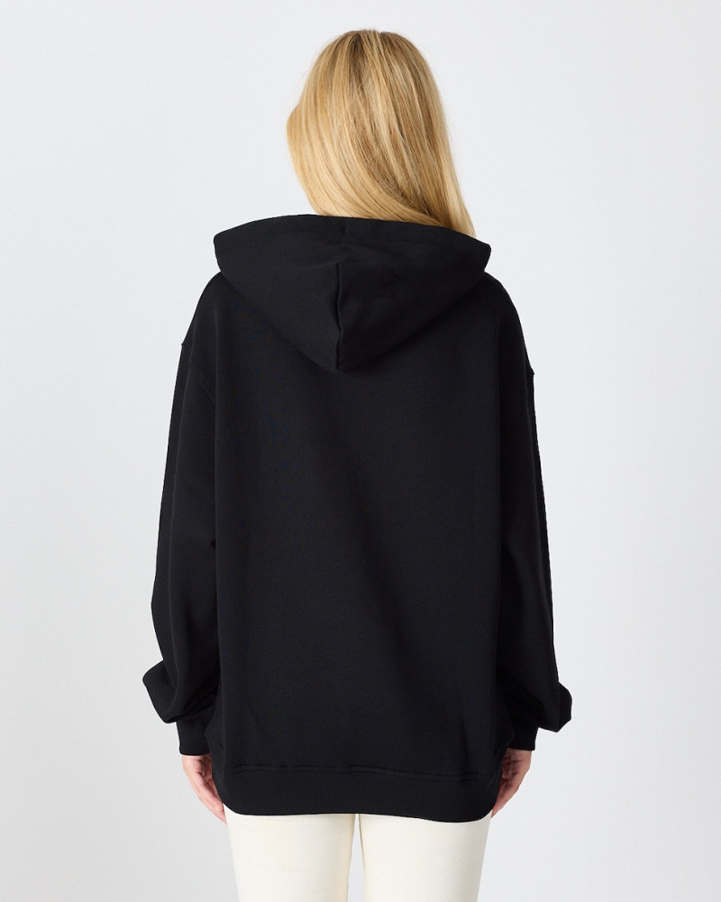 Oversized sweatshirt with matching embroidered logo | "I Wasn't Here" Collection