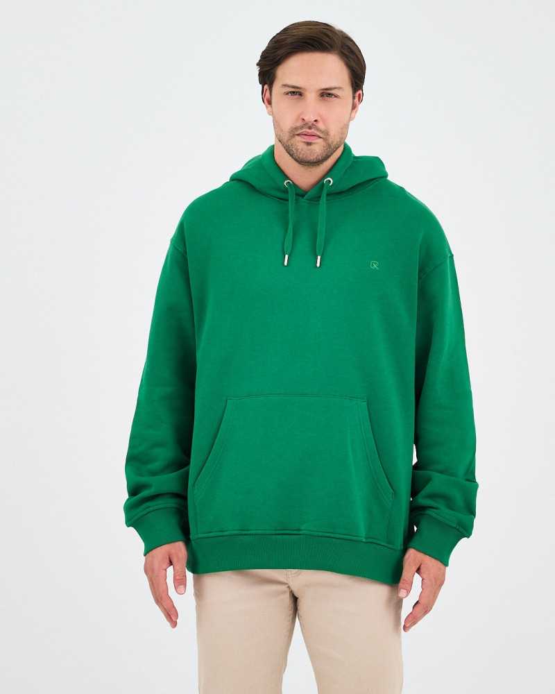 Oversized sweatshirt with matching embroidered logo | "I Wasn't Here" Collection