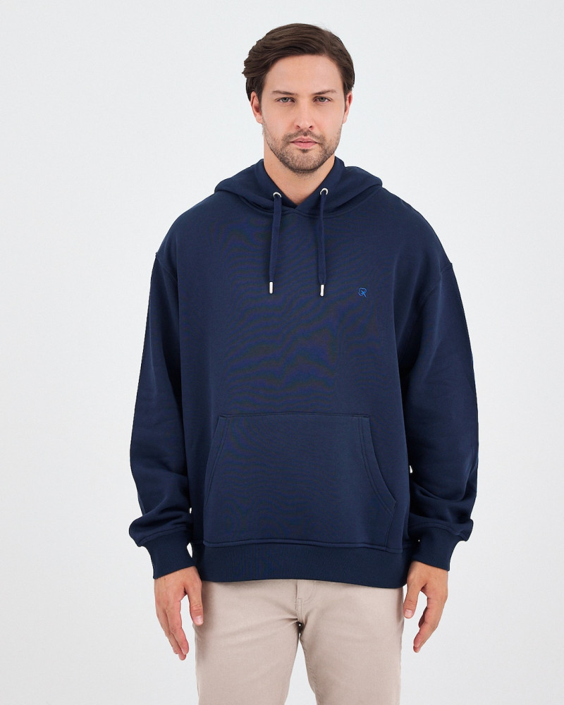 Sudadera Oversize con logo bordado al tono | Colección " I Wasn't here"