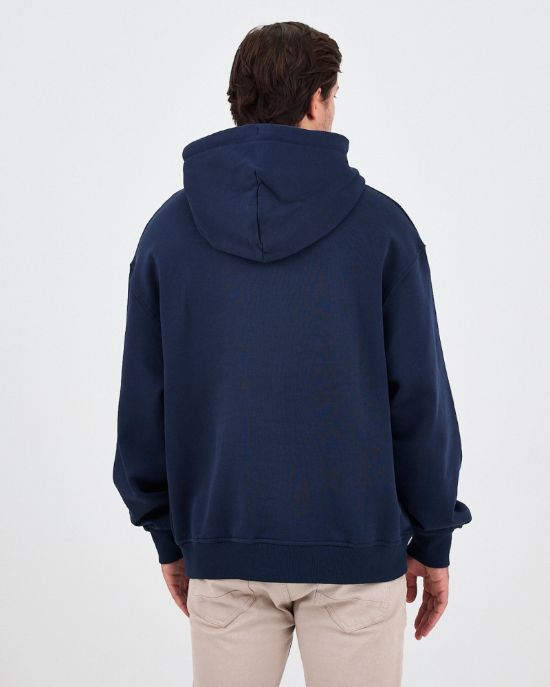 Sudadera Oversize con logo bordado al tono | Colección " I Wasn't here"