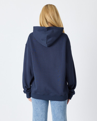 Sudadera Oversize con logo bordado al tono | Colección " I Wasn't here"