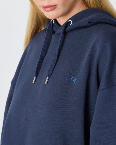 Sudadera Oversize con logo bordado al tono | Colección " I Wasn't here"
