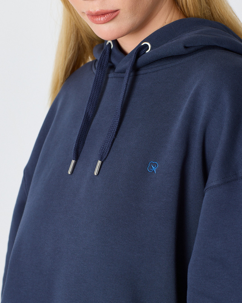 Sudadera Oversize con logo bordado al tono | Colección " I Wasn't here"