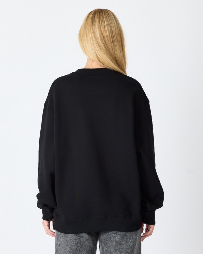 Regular-fit sweatshirt with matching embroidered logo | "I Wasn't Here" Collection