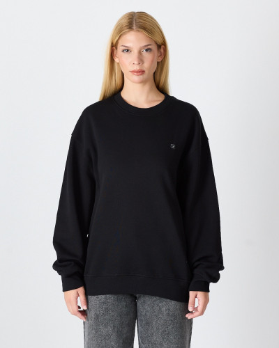 Regular-fit sweatshirt with matching embroidered logo | "I Wasn't Here" Collection
