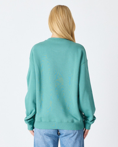 Regular-fit sweatshirt with matching embroidered logo | "I Wasn't Here" Collection