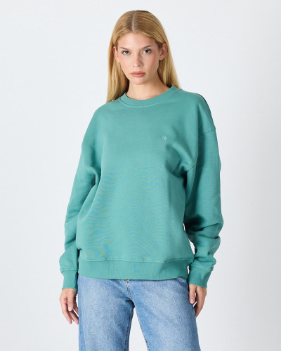Regular-fit sweatshirt with matching embroidered logo | "I Wasn't Here" Collection