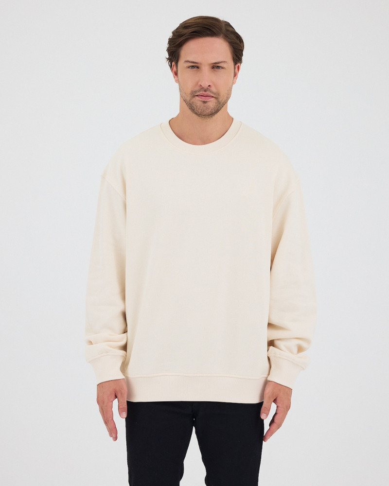 Regular-fit sweatshirt with matching embroidered logo | "I Wasn't Here" Collection