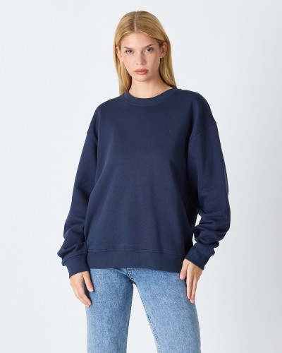 Regular-fit sweatshirt with matching embroidered logo | "I Wasn't Here" Collection