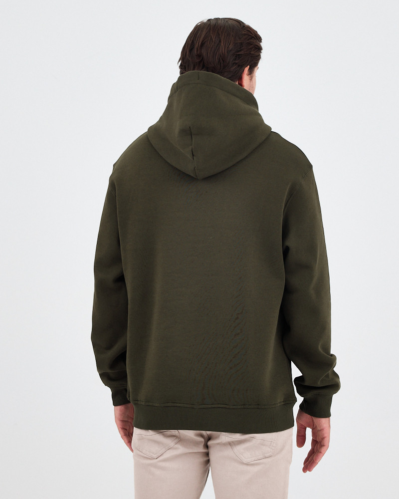 Regular-fit sweatshirt with matching embroidered logo | "I Wasn't Here" Collection