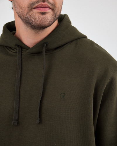 Regular-fit sweatshirt with matching embroidered logo | "I Wasn't Here" Collection