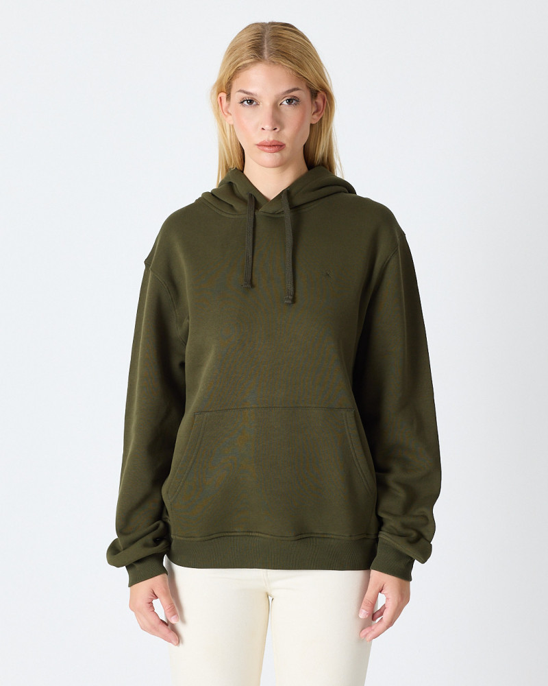 Regular-fit sweatshirt with matching embroidered logo | "I Wasn't Here" Collection