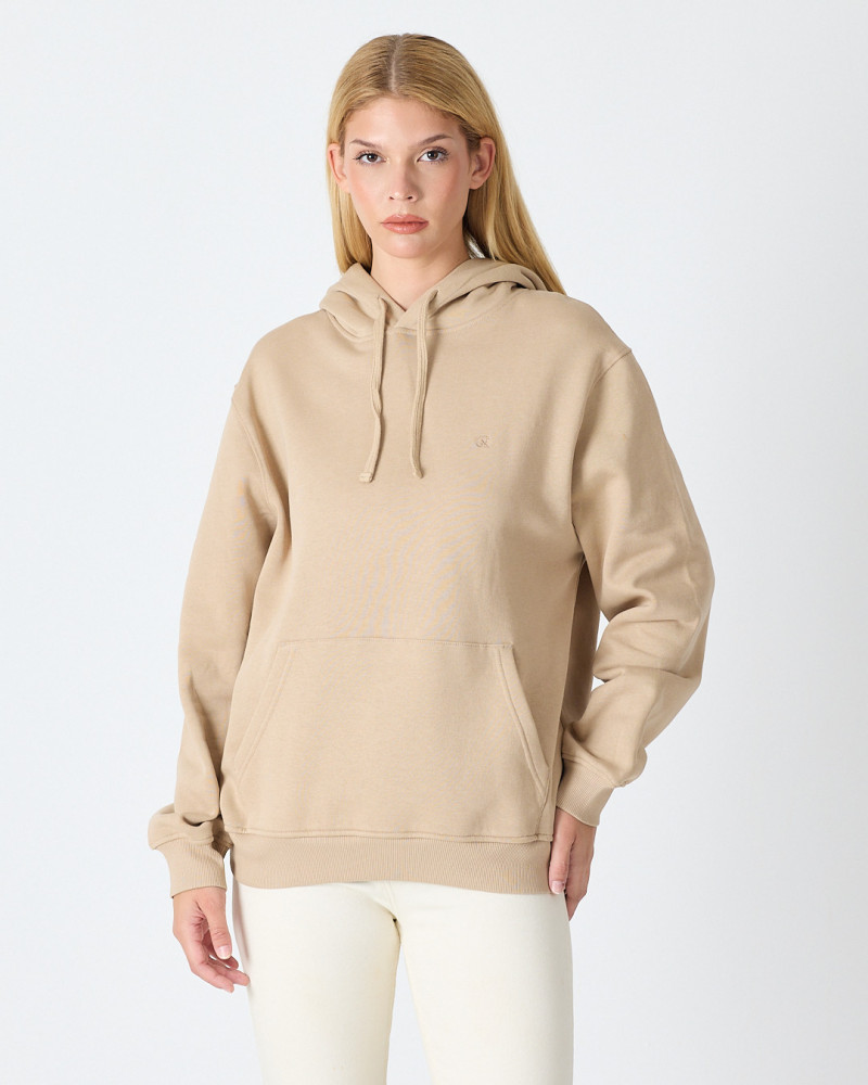 Regular-fit sweatshirt with matching embroidered logo | "I Wasn't Here" Collection