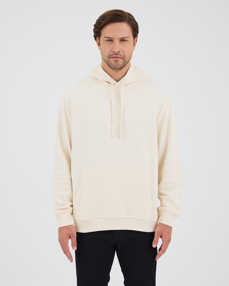 Regular-fit sweatshirt with matching embroidered logo | "I Wasn't Here" Collection