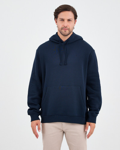 Regular-fit sweatshirt with matching embroidered logo | "I Wasn't Here" Collection