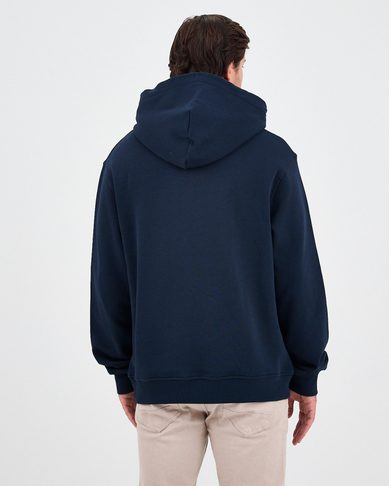 Regular-fit sweatshirt with matching embroidered logo | "I Wasn't Here" Collection