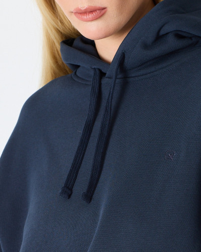 Regular-fit sweatshirt with matching embroidered logo | "I Wasn't Here" Collection