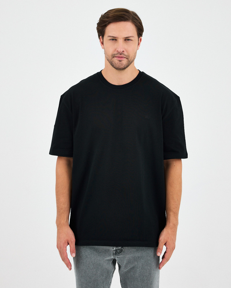 Unisex T-shirt with tone-on-tone embroidered logo | “I Wasn't Here” Collection