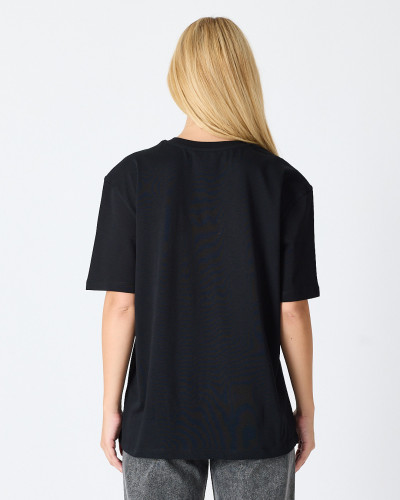 Unisex T-shirt with tone-on-tone embroidered logo | “I Wasn't Here” Collection