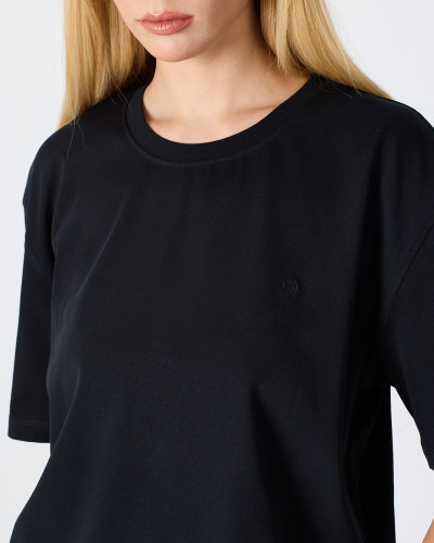 Unisex T-shirt with tone-on-tone embroidered logo | “I Wasn't Here” Collection