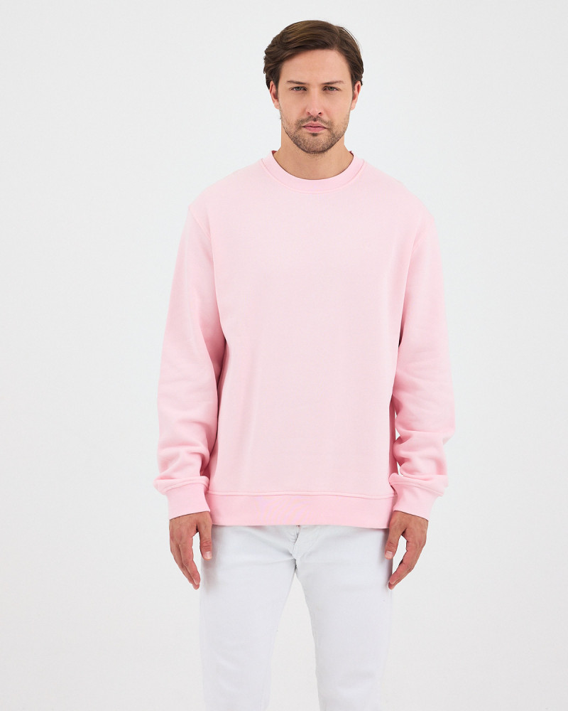 Regular-fit sweatshirt with matching embroidered logo | "I Wasn't Here" Collection