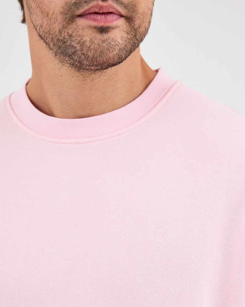 Regular-fit sweatshirt with matching embroidered logo | "I Wasn't Here" Collection