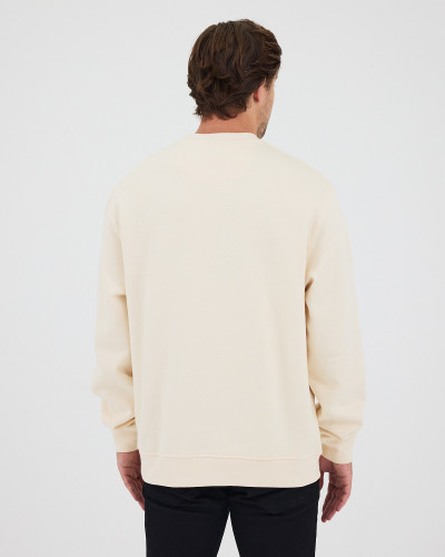 Regular-fit sweatshirt with matching embroidered logo | "I Wasn't Here" Collection