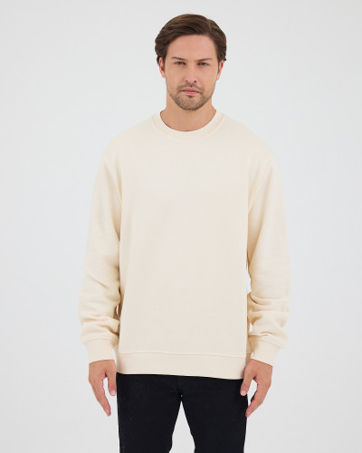 Regular-fit sweatshirt with matching embroidered logo | "I Wasn't Here" Collection