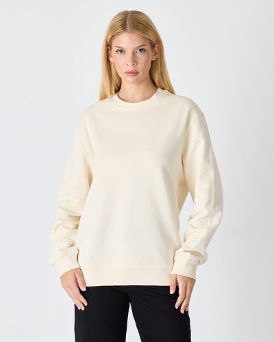 Regular-fit sweatshirt with matching embroidered logo | "I Wasn't Here" Collection