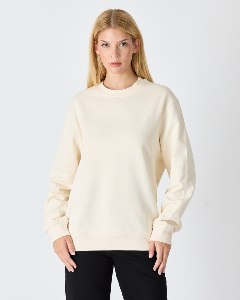 Regular-fit sweatshirt with matching embroidered logo | "I Wasn't Here" Collection