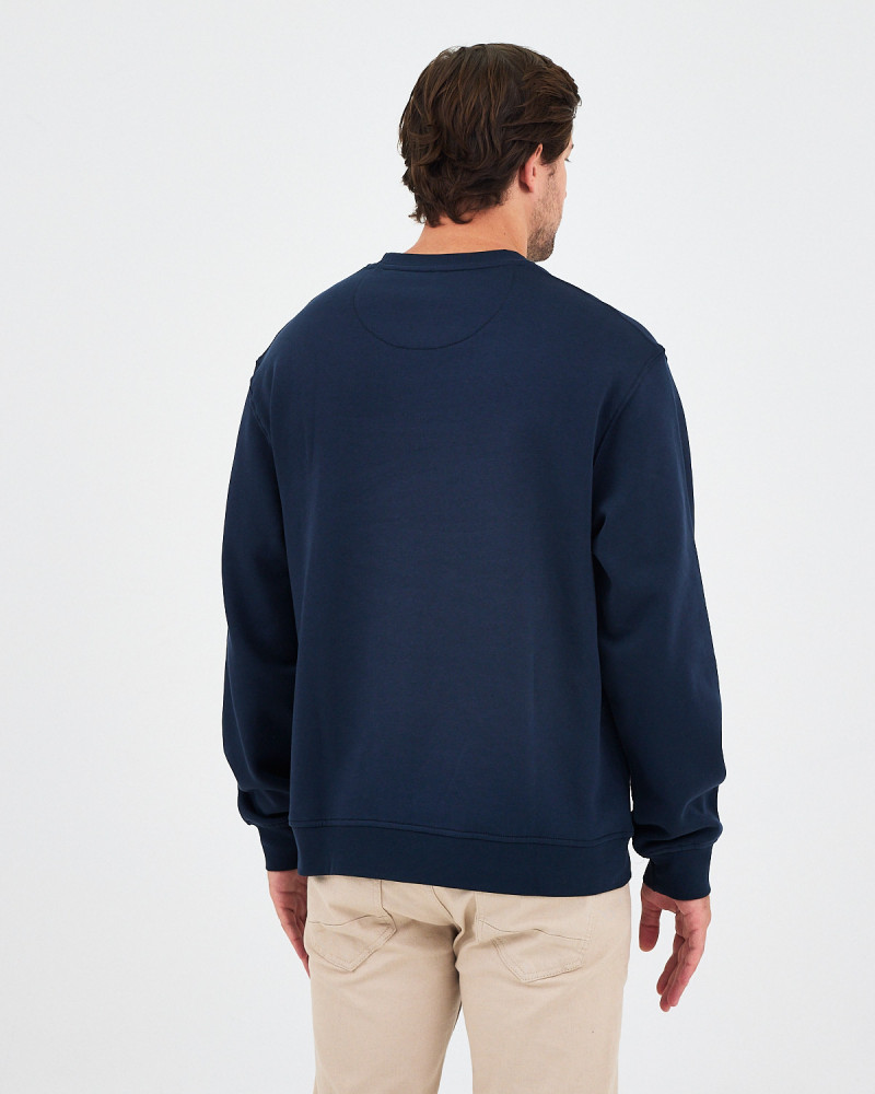 Regular-fit sweatshirt with matching embroidered logo | "I Wasn't Here" Collection