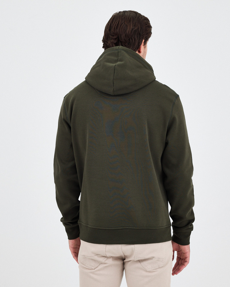 Regular-fit sweatshirt with matching embroidered logo | "I Wasn't Here" Collection
