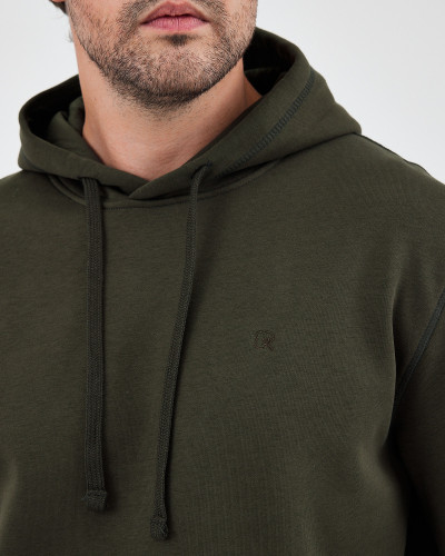 Regular-fit sweatshirt with matching embroidered logo | "I Wasn't Here" Collection