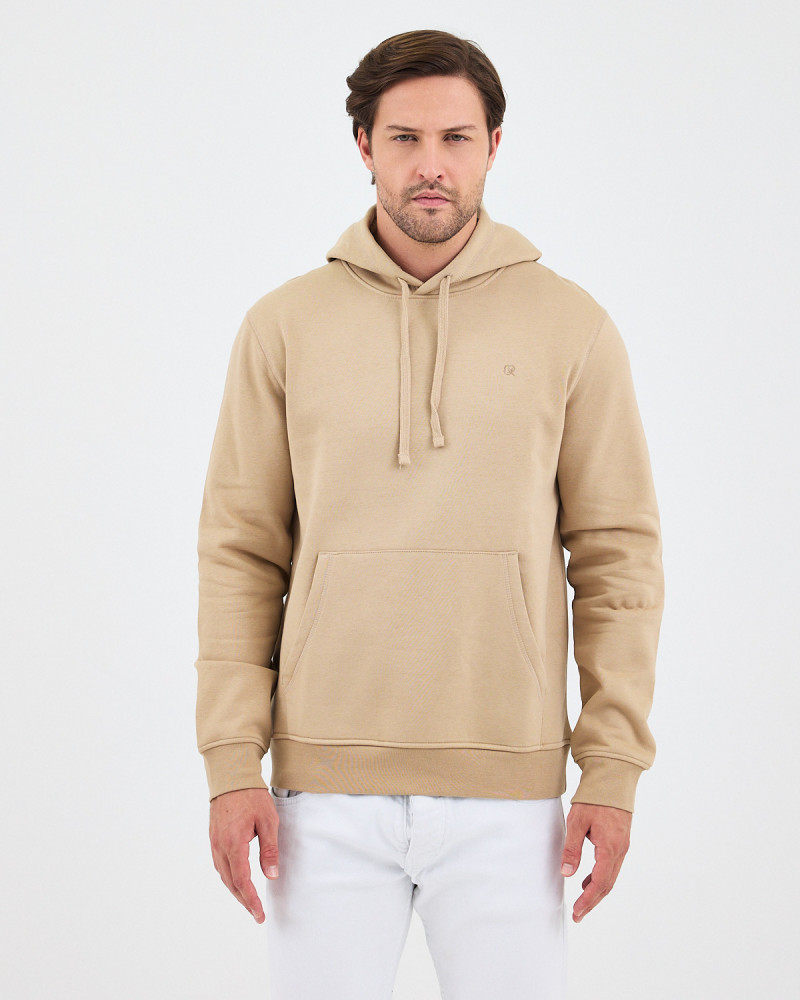 Regular-fit sweatshirt with matching embroidered logo | "I Wasn't Here" Collection