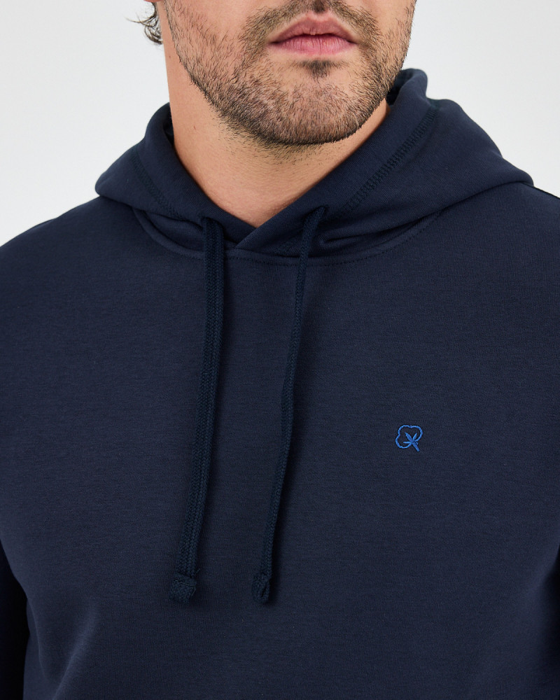 Regular-fit sweatshirt with matching embroidered logo | "I Wasn't Here" Collection