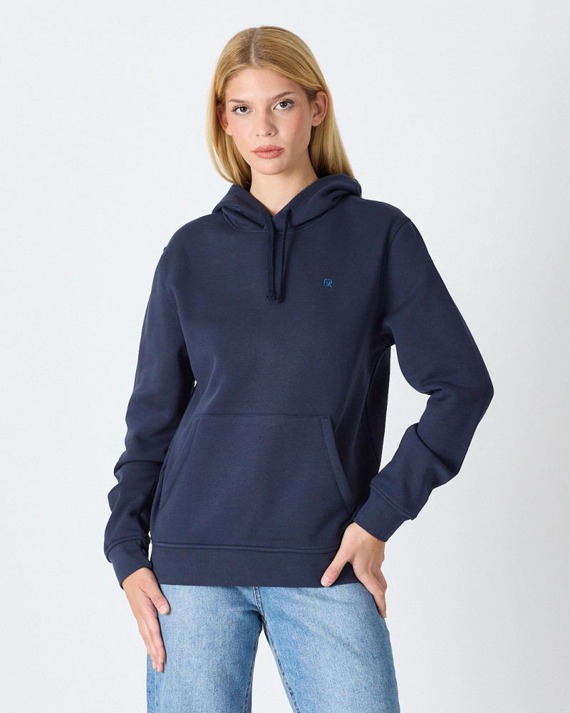 Regular-fit sweatshirt with matching embroidered logo | "I Wasn't Here" Collection